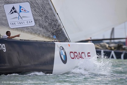 02 08 2010 - Cowes (UK, IOW) - The 1851 Cup -  BMW ORACLE Racing - Training Day.