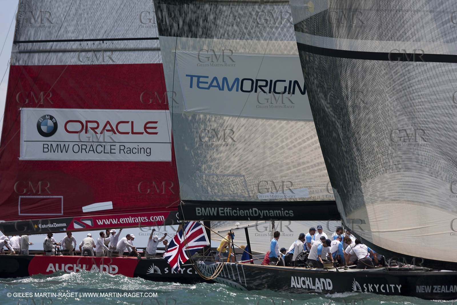 29 01 2009 - Auckland (NZL) -  Louis Vuitton Pacific Series - BMW ORACLE Racing - Training