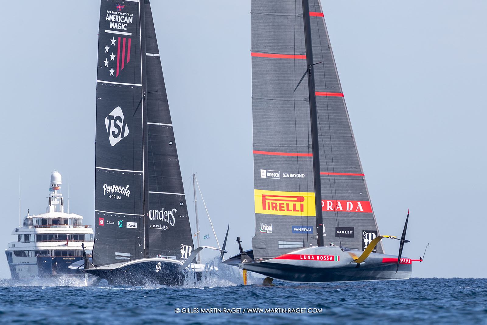 16 09 2024, Barcelona (ESP), 37th America's Cup, Louis Vuitton Cup Semi-final, Race Day 3