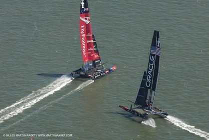 07 09 2013 - San Francisco (USA,CA) - 34th America's Cup - Final Match - Race Day 1
