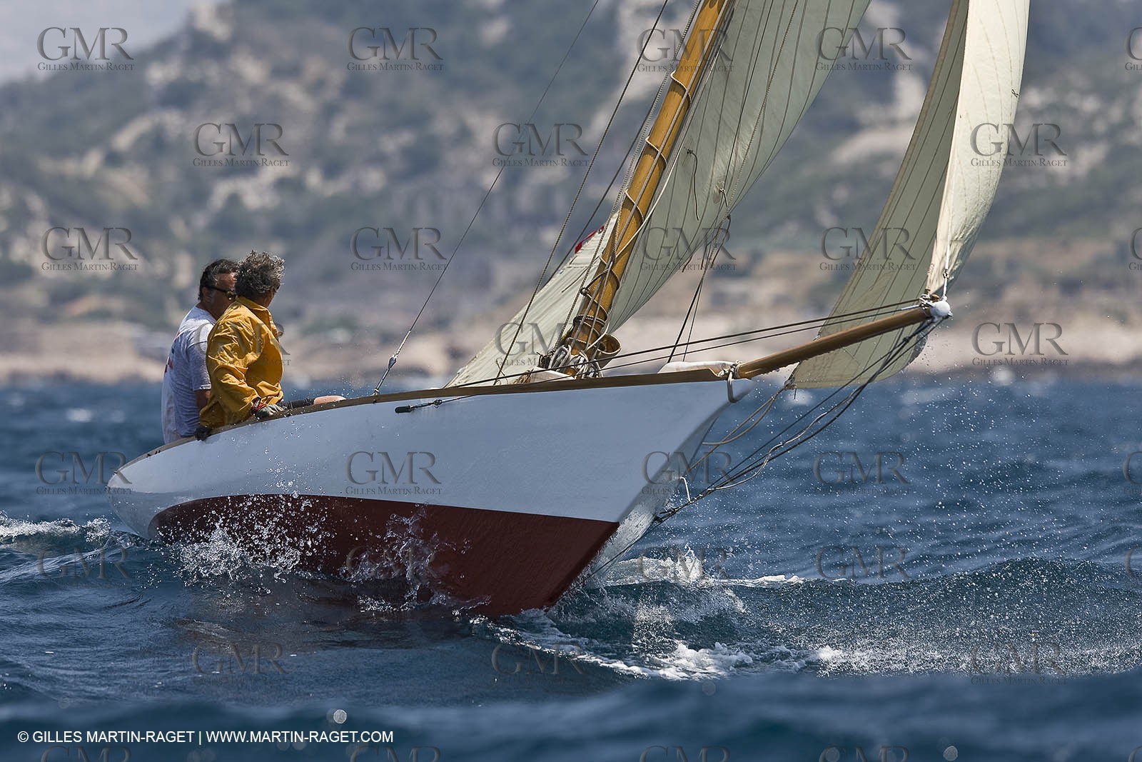 Sailing, Classic yachts, Voiles Vieux Port 2009, Marseille (FRA)