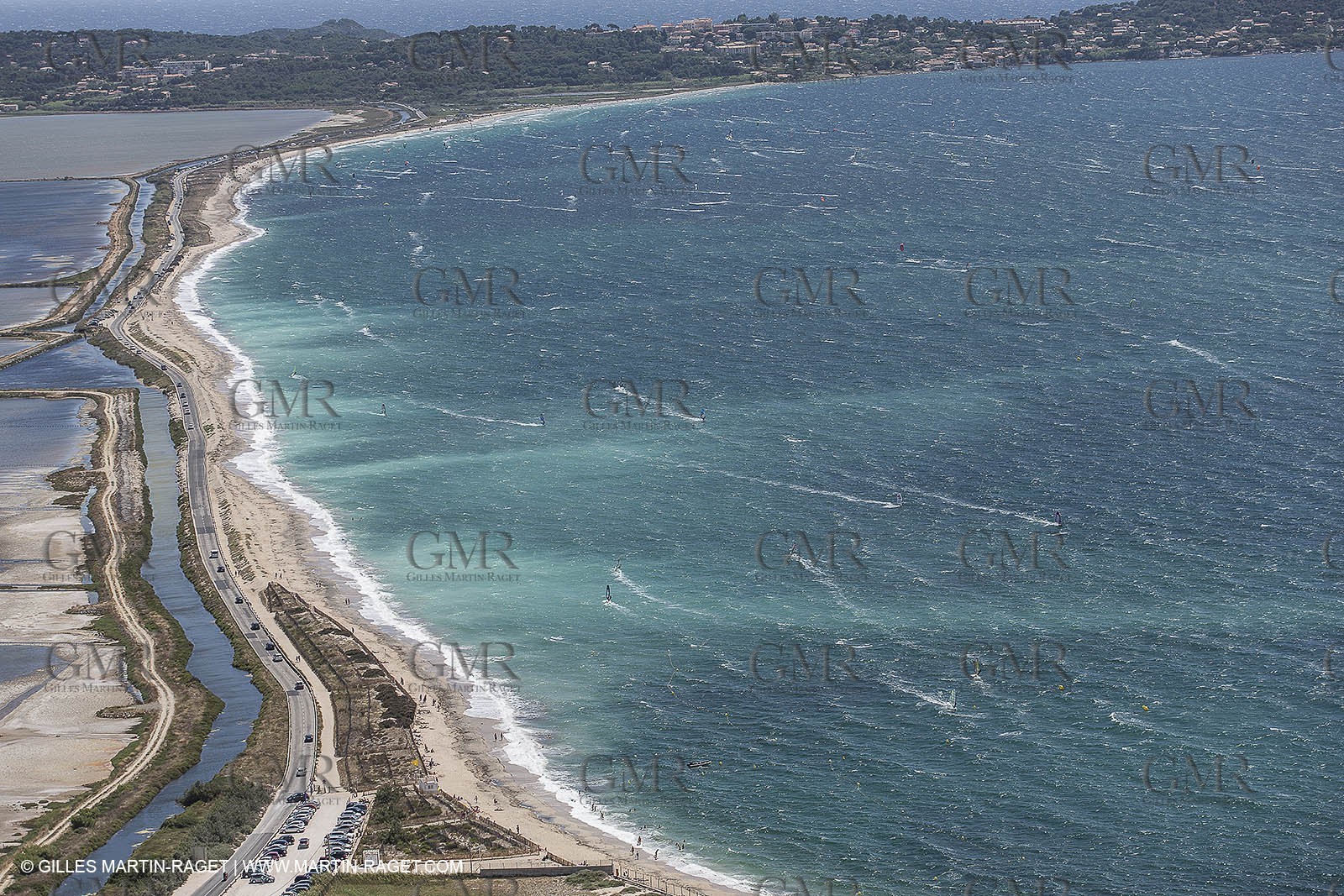 Kite Surf at Almanarre spot near Hyères (FRA,83) - 29 07 2014
