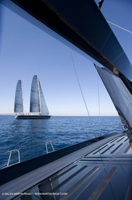 03 09 06 - Porto Cervo (Sardinia) - Maxi World Cup 2006 - A bord Wally 90 Tango