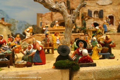 Great crib from les Saintes Maries de la mer (FRA, 13) for Christmas, December 2010