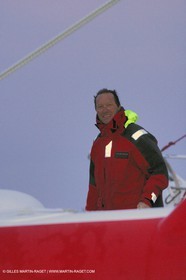 Round the world solo record - Idec - Francis Joyon - Brest finish