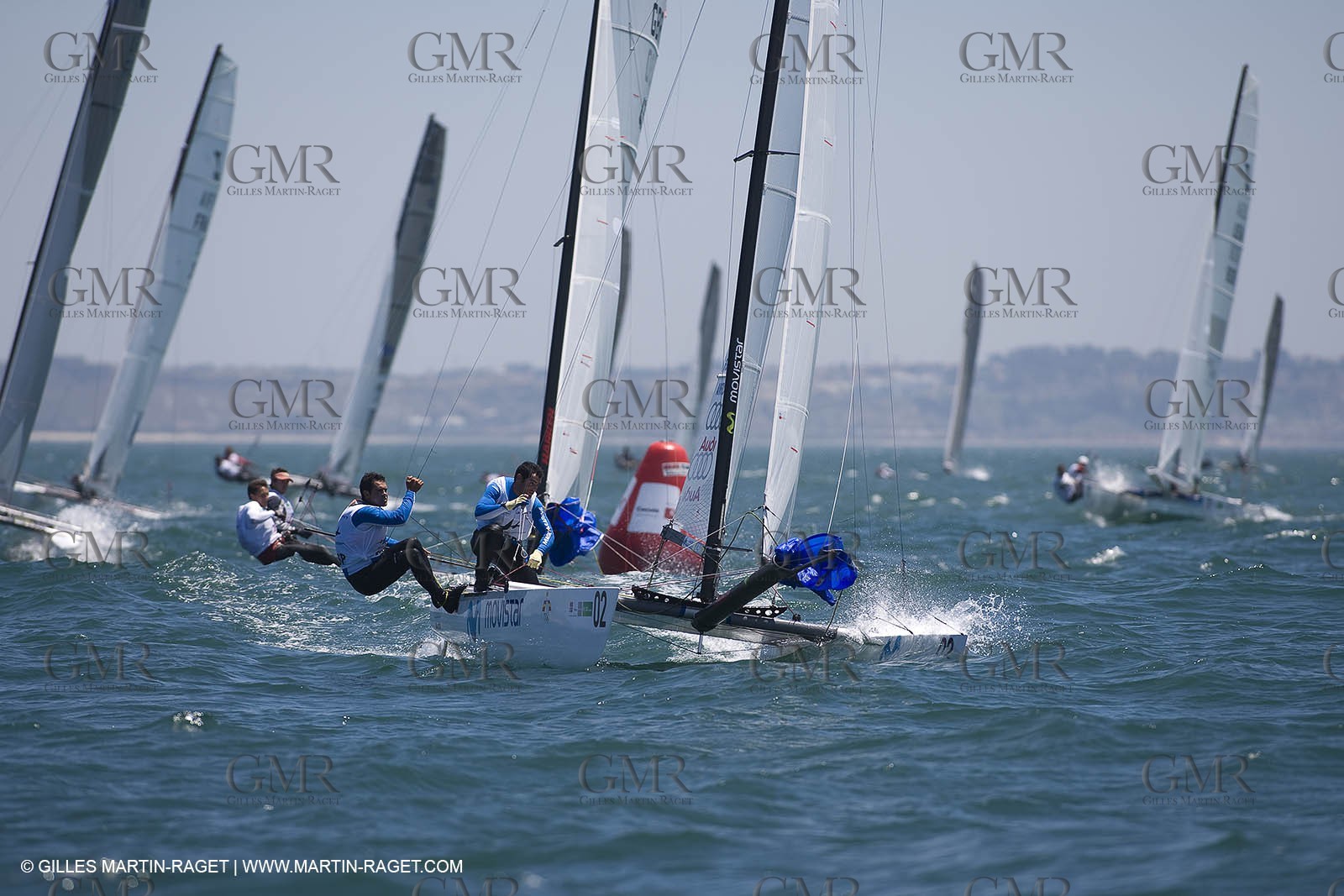 07-04-07 - ISAF SAILING WORLD CHAMPIONSHIPS - CASCAIS 2007 - DAY 1 - Tornado Class - FRANCE - Revil-Espagnon