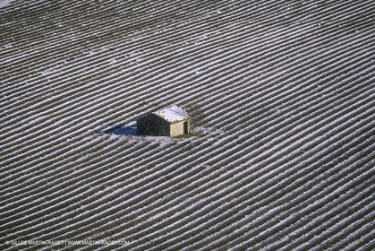 France, Provence, Neige en hiver   Snow in Provence