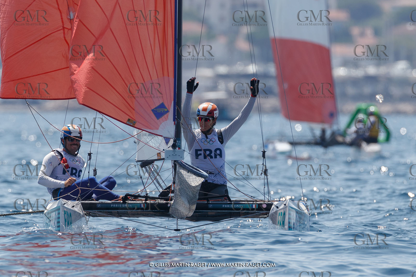 08 08 2024, Marseille (FRA), Paris 2024 Olympic Games, Sailing, Race Day 11