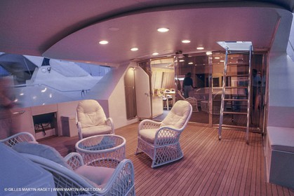 Inside Super Motor Yacht