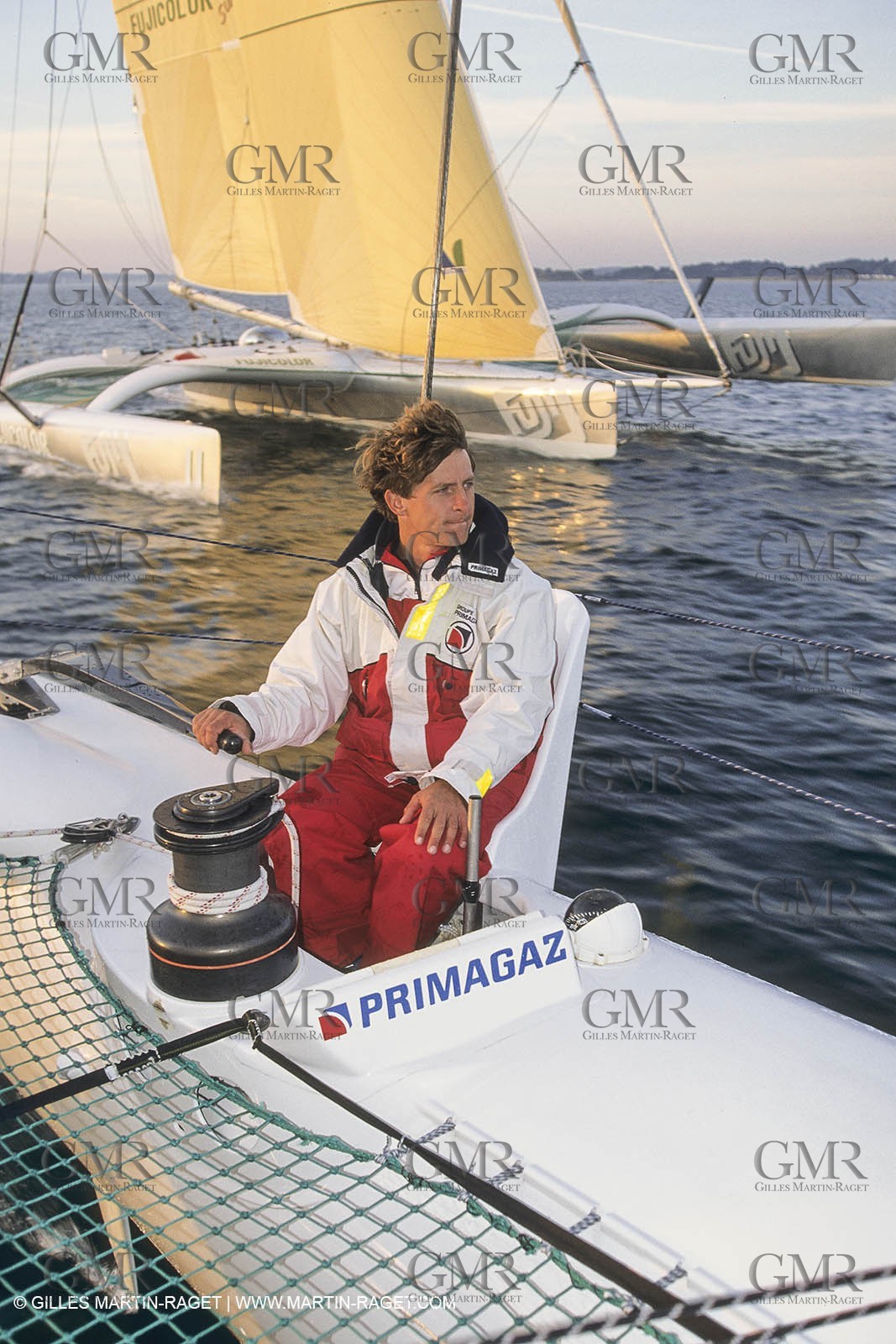 Yacht Racing, Multihull, ORMA 60, Laurent Bourgnon, Primagaz
