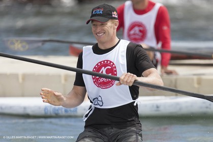 01 09 2013 - San Francisco (USA,CA) - 34th America's Cup - AC Village at Marina Green, AC Open, Stand Up Paddle; Jimmy Spithill