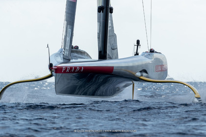 04 10 2024, Barcelona (ESP), 37th America's Cup, Louis Vuitton Cup Final, Race Day 7