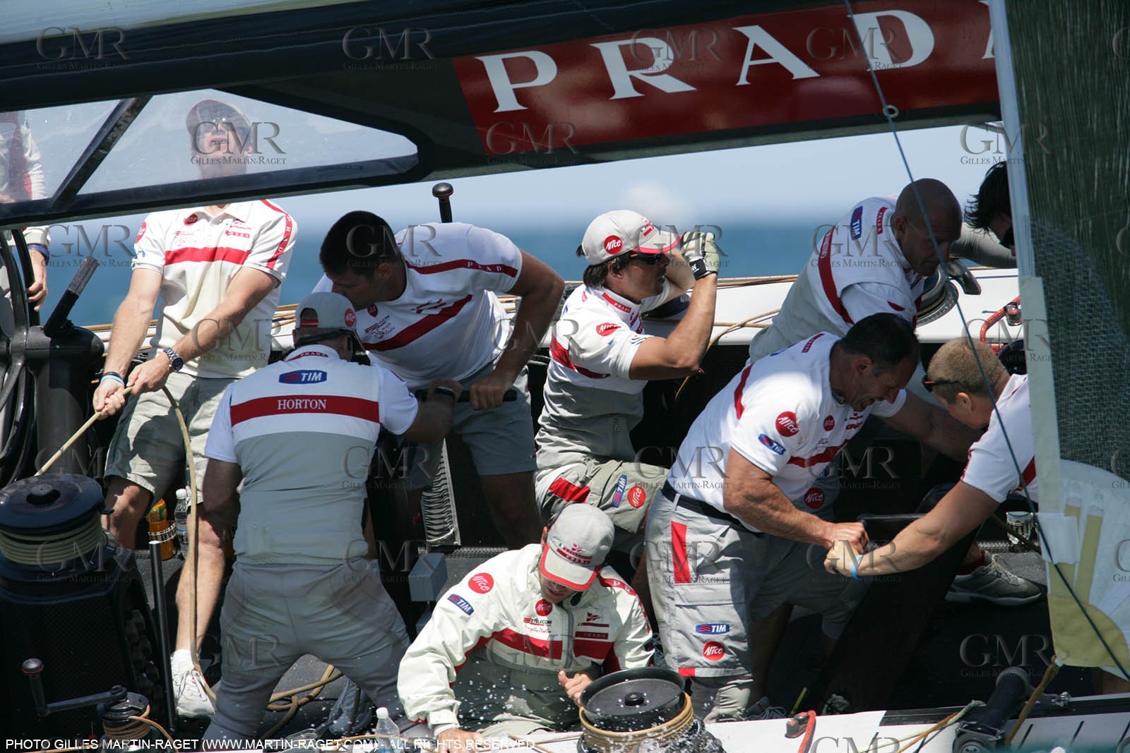 02 06 2007-Valencia (Spain)- 32nd America's Cup - Louis Vuitton Cup Final - Day 2