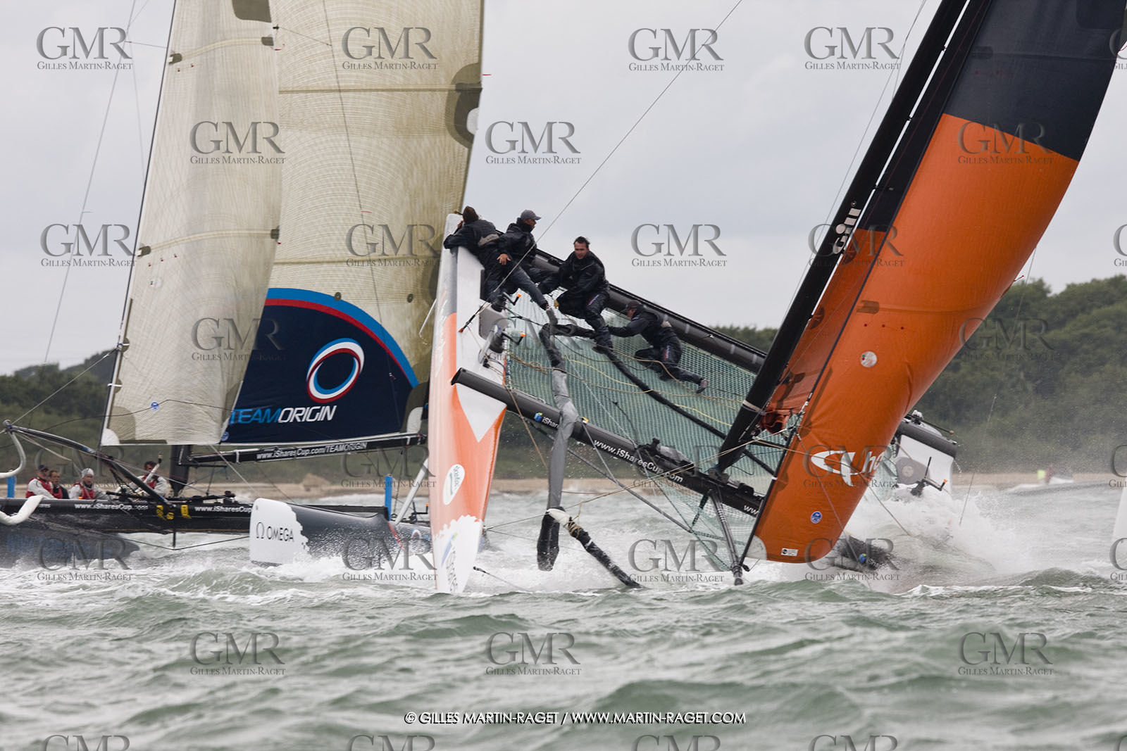 02 08 2008 - Cowes (UK, IOW) - BMW ORACLE Racing - IShare Cup Cowes - Racing Day 2