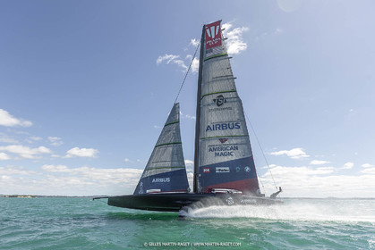 11 01 2021, Auckland (NZL), 36th America's Cup, Practice Racing