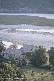 France, Provence, Haute Provence, Val de Durance, Durance river valley