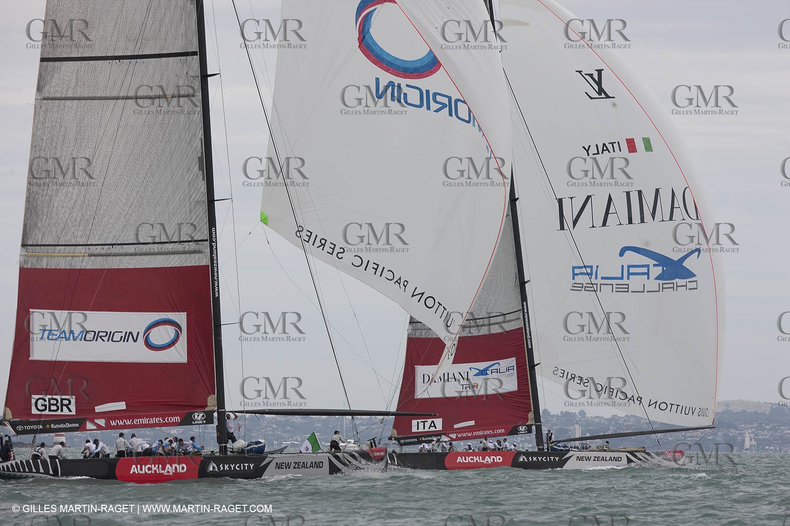 09 02 2009 - Auckland (NZL) -  Louis Vuitton Pacific Series -  Racing Day 9 - Round Robin 2