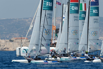 05 08 2024, Marseille (FRA), Paris 2024 Olympic Games, Sailing, Race Day 8