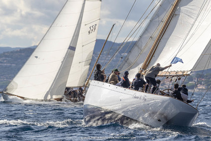 25 09 2022, Saint-Tropez (FRA, 83), Les Voiles de Saint-Tropez 2022, Arrivée des bateaux et de la Coupe d'Automne du Yacht Club de France