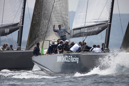 19 05 2010 - La Maddalena (ITA, Sardinia) Louis Vuitton Trophy - BMW ORACLE Racing - Training