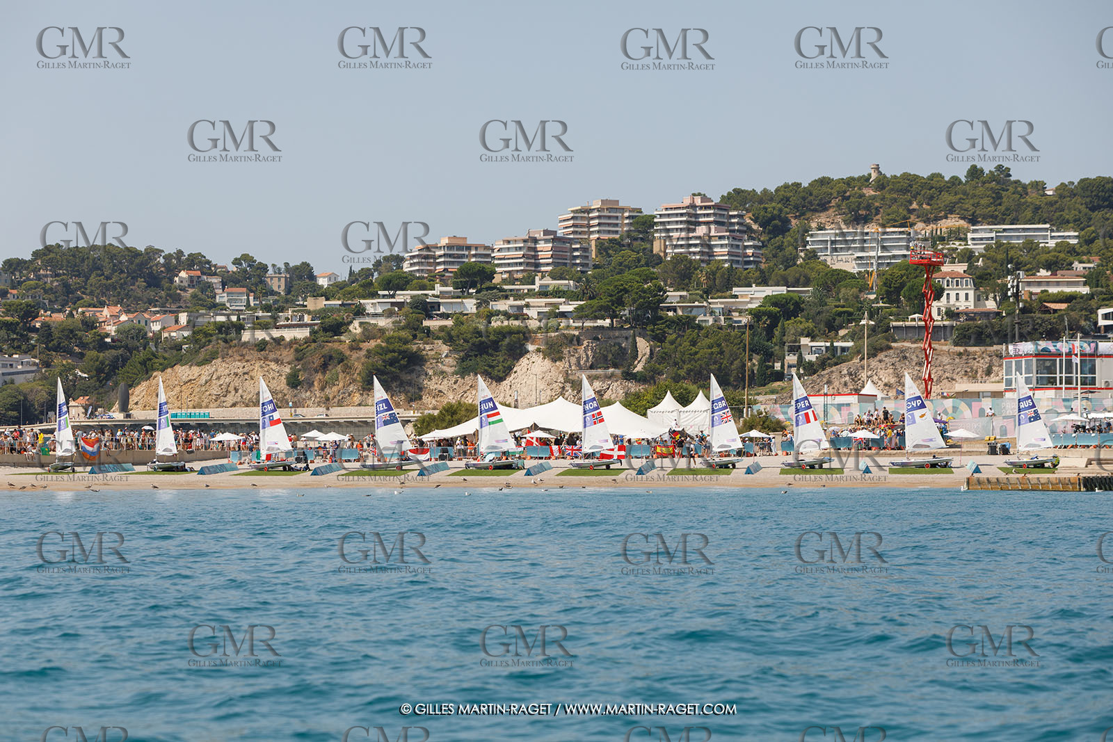 06 08 2024, Marseille (FRA), Paris 2024 Olympic Games, Sailing, Race Day 9