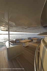 11 06 2007 - Valencia (Spain) - Super Yacht Catamaran Bradley, Gilles Vaton design built by H2X in la Ciotat (France)