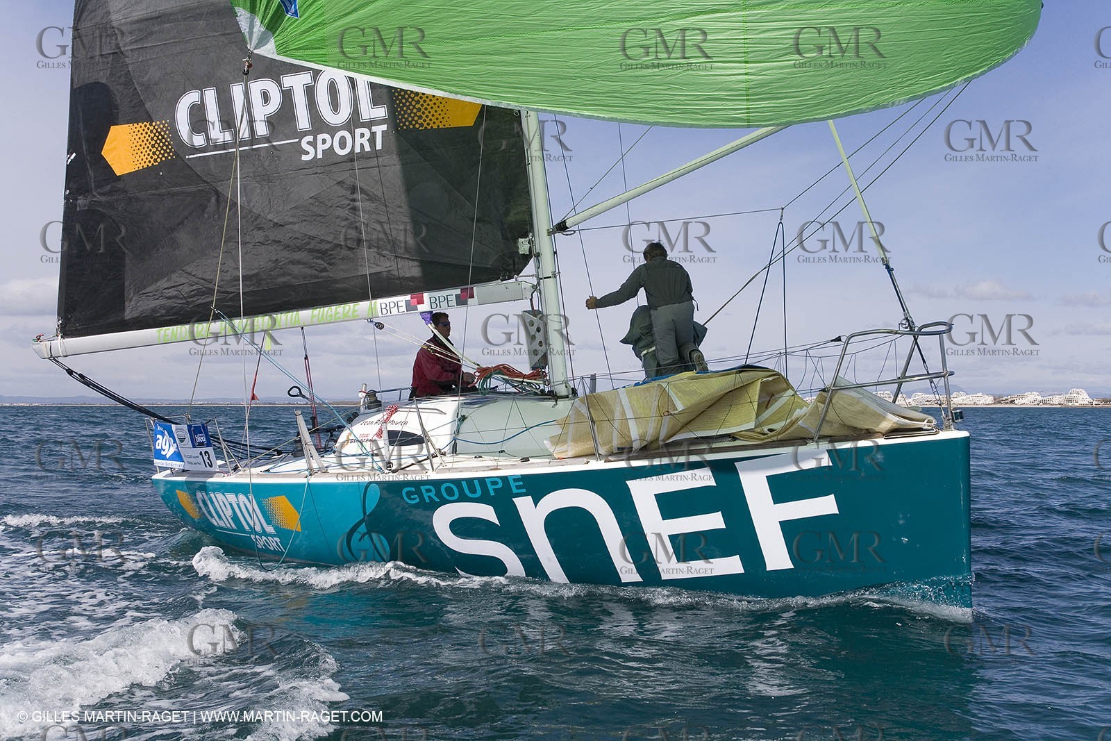 27 03 08- La Grande Motte- (FRA,34) Transat AG2R 2008- Jean-Paul Mouren- Laurent Pellecuer