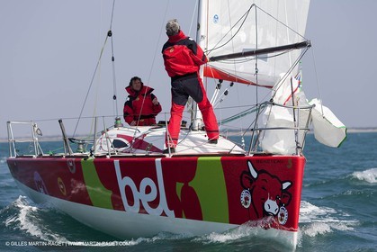 13 03 2010 - La Grande Motte   Port Camargue (FRA) - Groupe Bel - Entraînement Kito de Pavant   Sébastien Audigane en vue de la Transat AG2R 2010