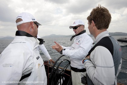 19 05 2010 - La Maddalena (ITA, Sardinia) Louis Vuitton Trophy - BMW ORACLE Racing - Training
