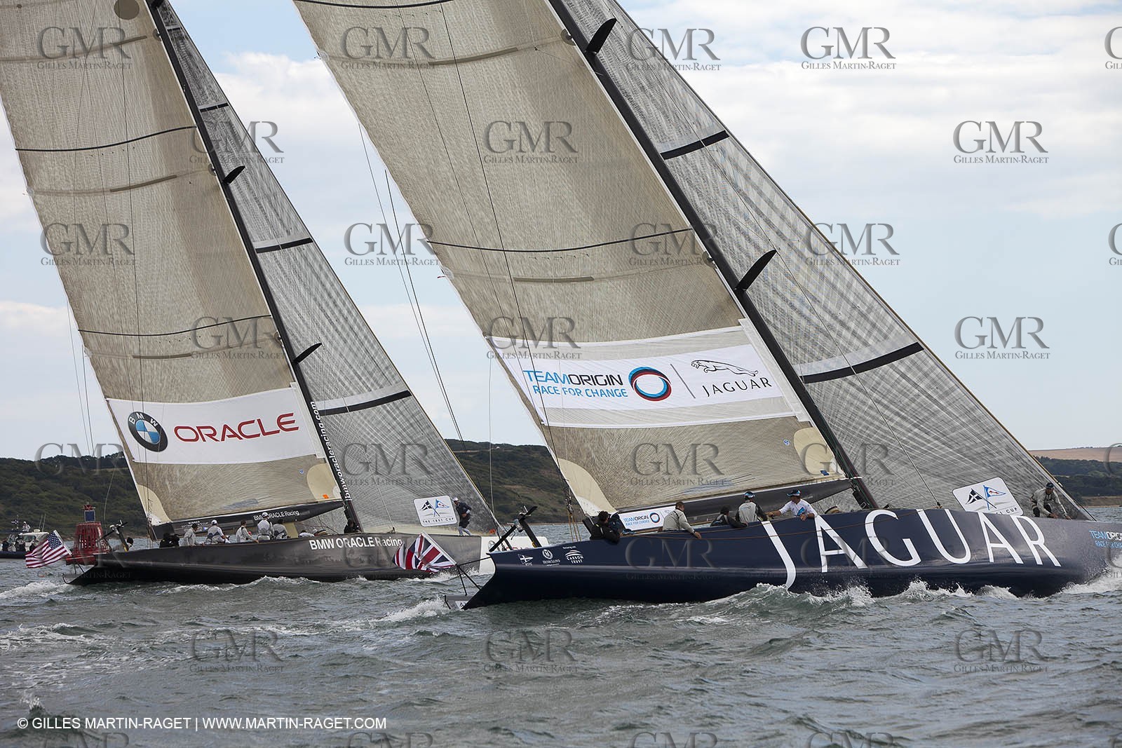 02 08 2010 - Cowes (UK, IOW) - The 1851 Cup -  BMW ORACLE Racing - Training Day.