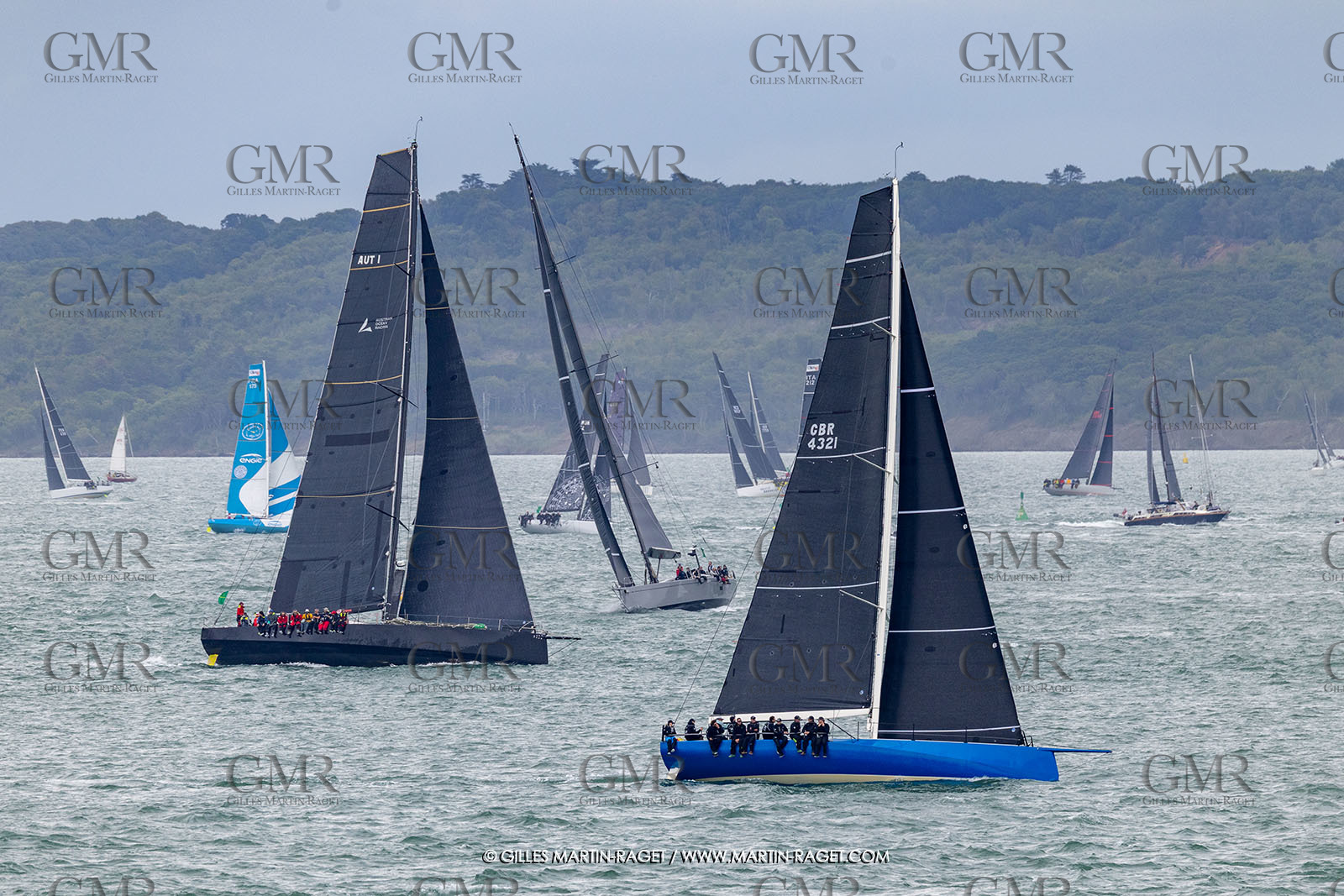 26 07 2025, Cowes (UK, IOW), Admiral's Cup 2025, Rolex Fastnet Race start,