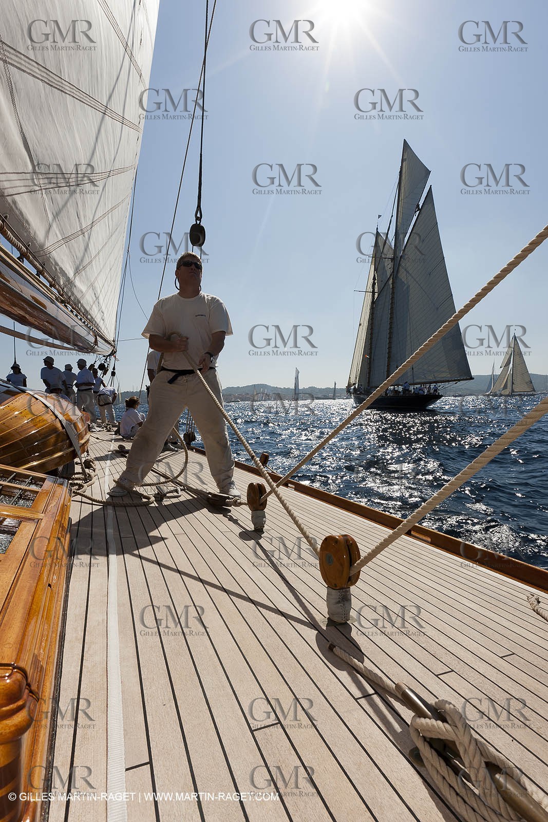 01 10 2011 - Saint Tropez (FRA,13) - Voiles de Saint Tropez 2011 - Classic Yachts - Day 5 - Onboard Mariquita