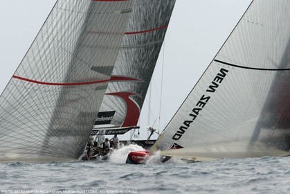 27 06 2007-Valencia (Spain)- 32nd America's Cup - Final Match - Day 4 - Alinghi vs Emirates Team New Zealand -
