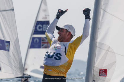 07 08 2024, Marseille (FRA), Paris 2024 Olympic Games, Sailing, Race Day 10, ILCA Medals races