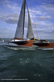 La Trinité   Mer - Orange II - 1st sea trials