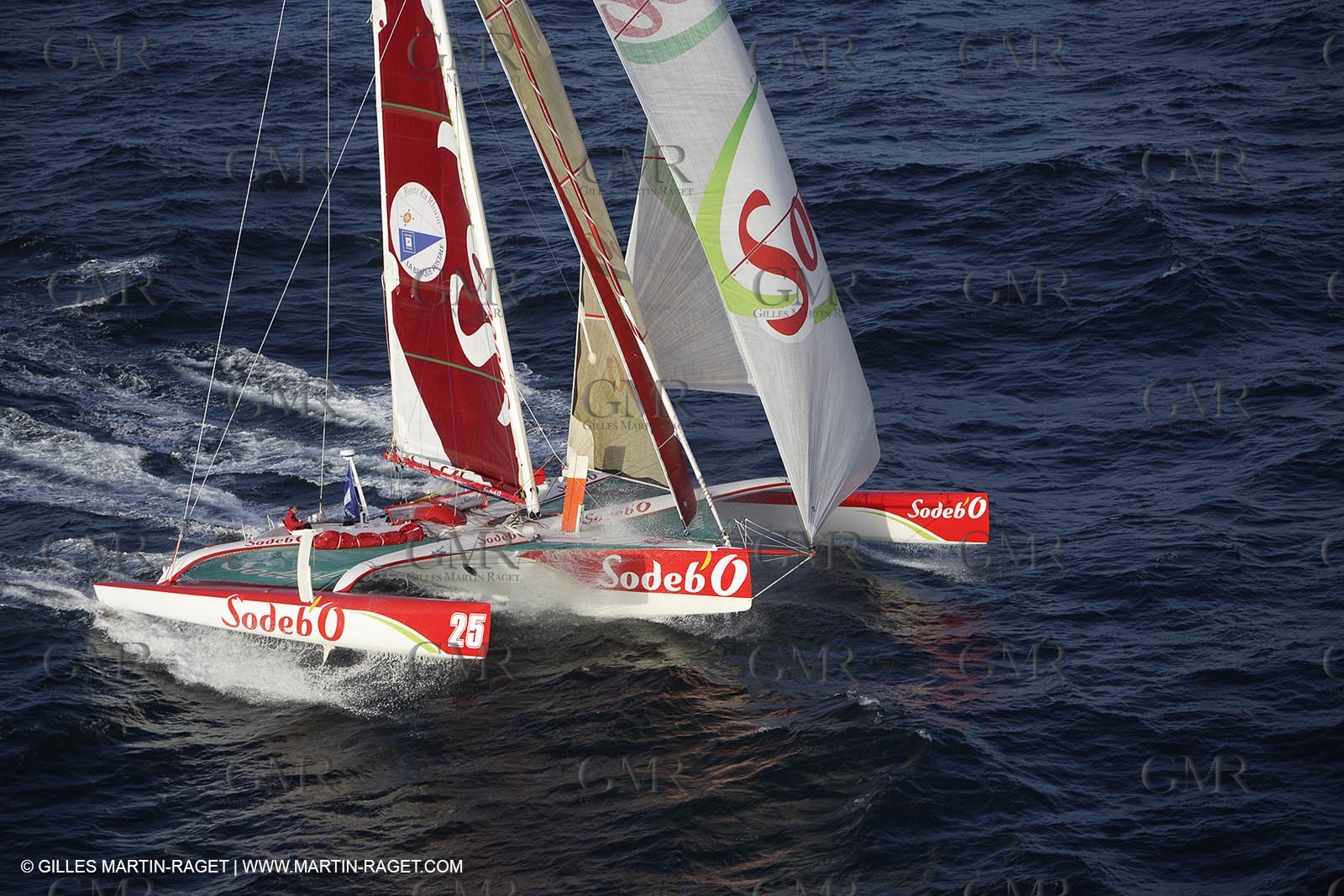 11 10 2008  -Lorient (FRA)  -  Multis Orma - Sodebo (Thomas Coville) - Route du Rhum 2006 training