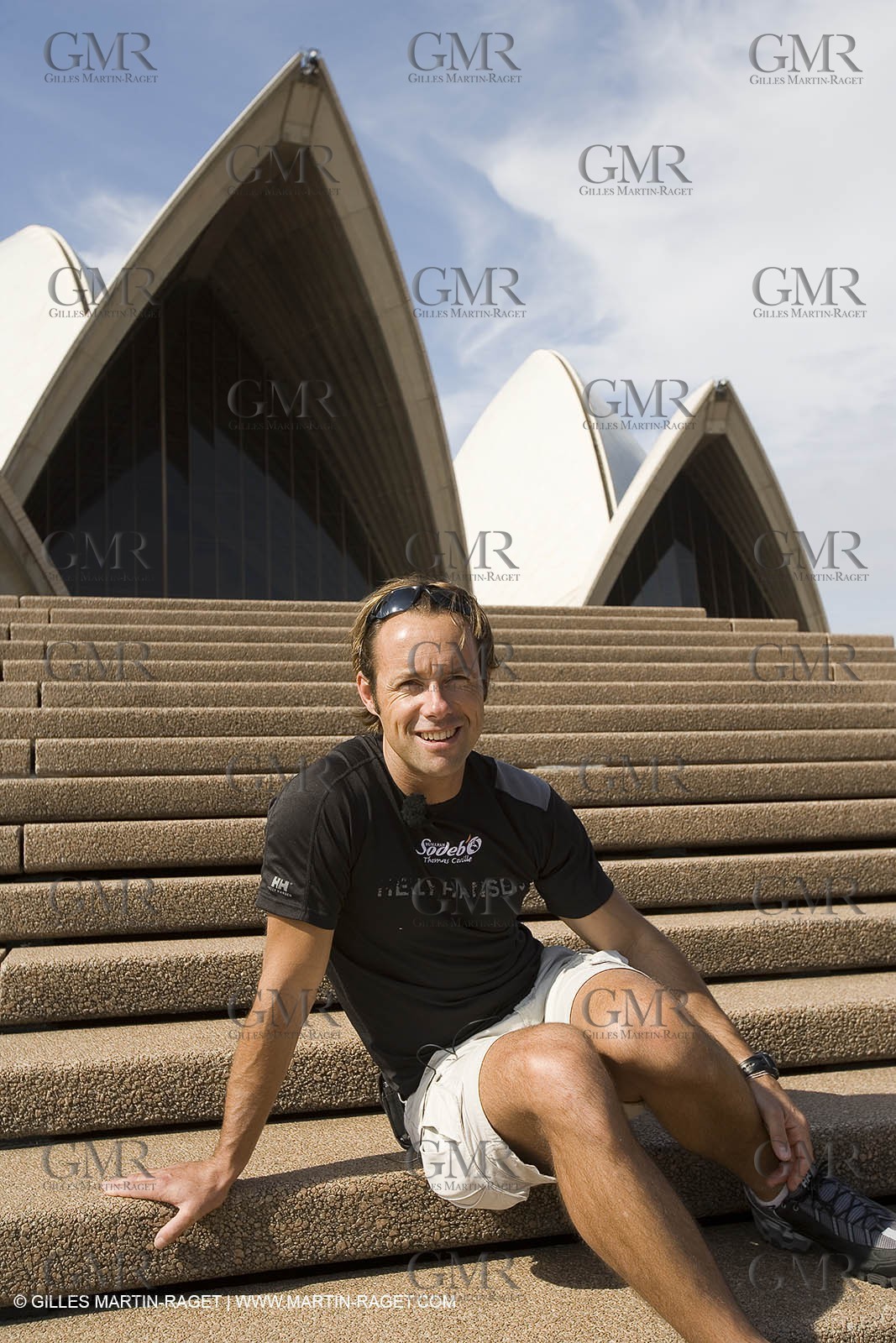 Sydney, Australia, Thomas Coville trimaran Sodebo building at Boat Speed