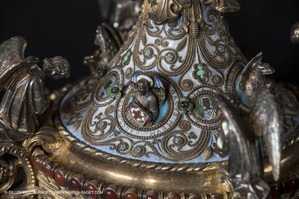 04 02 2013 - Marseille(FRA,13), Notre Dame de la Garde, orfèvrerie liturgique