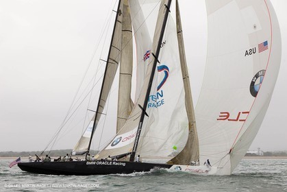 06 08 2010 - Cowes (UK, IOW) - The 1851 Cup -  BMW ORACLE Racing - Day 4
