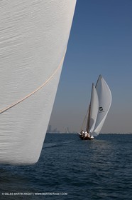 20 11 2010 - Dubai (UAE) - Dubai Louis Vuitton Trophy - Courses de boutres traditionnels pour les équipes engagées