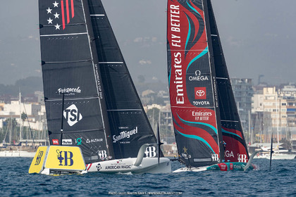 15 09 2023, Vilanova i La Geltru (ESP), 37th America's Cup, Preliminary Regatta N° 1, Race Day 3