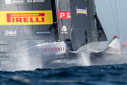 26 09 2024, Barcelona (ESP), 37th America's Cup, Louis Vuitton Cup Final, Race Day 1