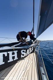 03 09 06 - Porto Cervo (Sardinia) - Maxi World Cup 2006 - A bord Wally 90 Tango