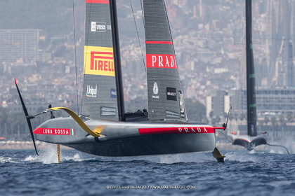 24 08 2024, Barcelona (ESP), Louis Vuitton 37th America's Cup, Louis Vuitton Prelilinary Regatta, Race Day 3