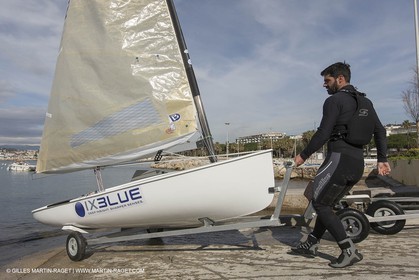 14 02 2014,  Cannes (FRA,06), Semaine Internationale de Cannes FINN - Thomas Lebreton (FRA)