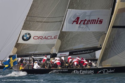 15 11 2010 - Dubai (UAE) - Dubai Louis Vuitton Trophy -  BMW ORACLE Racing Vs Artemis