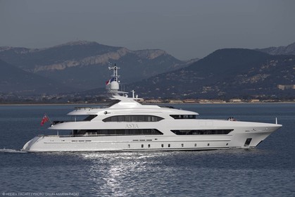 22 04 2015, Porquerolles Island (FRA,83), Heesen Yachts, M.Y. ASYA