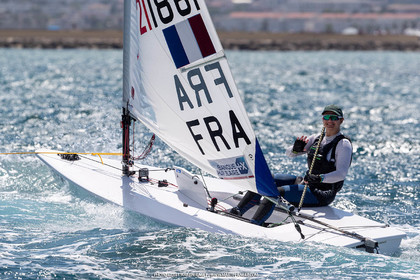 15 07 2023, Marseille (FRA), Paris 2024 Olympic Games Sailing Test Event, Day 6, Ilca 6 Medal race