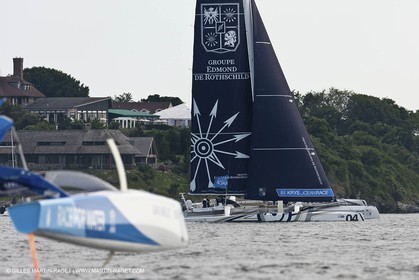 02 07 2012 - Newport (RI) - Départ du prologue de la Krys Ocean Race disputé sur le parcours Newport-New York, Gitana XV
