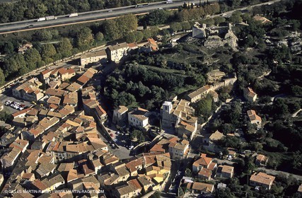 Alpilles and Montagnette hills, Orgon